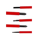 Bahco Insulated Pozidriv and Slotted Screwdriver Set 5-Piece BE-9882S