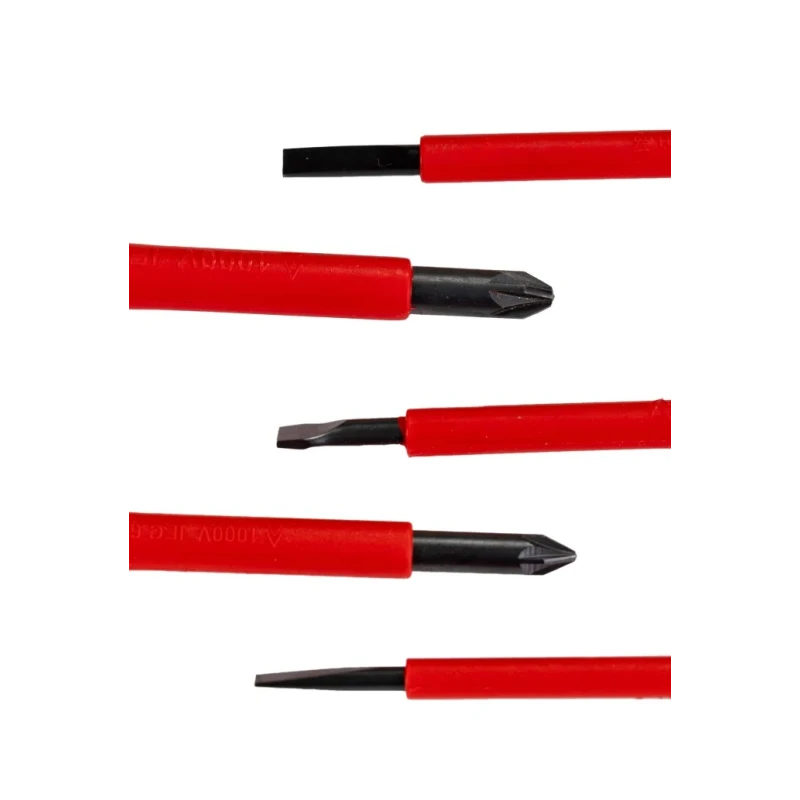 Bahco Insulated Pozidriv and Slotted Screwdriver Set 5-Piece BE-9882S