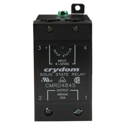 Crydom Solid State Relay, 45 A Load, 530 V Load, 32 V Control, DIN Rail Mount CMRD4845