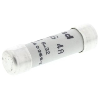 Legrand 4A Fast Acting Ceramic Cartridge Fuse 8.5 x 32 mm, 400V AC 0 123 04