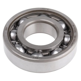 SKF Single Row Deep Groove Ball Bearing 35 mm Inside Diameter 80 mm Outside Diameter 21 mm Race Width Sheet Metal Cage 6307