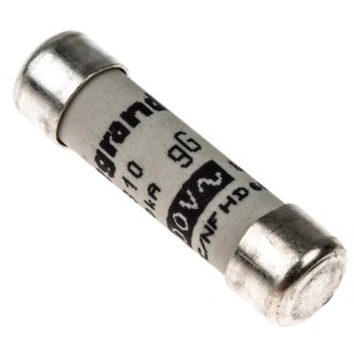 Legrand 10A 400V AC Fast Acting Ceramic Cartridge Fuse 8.5 x 32 mm 0 123 10