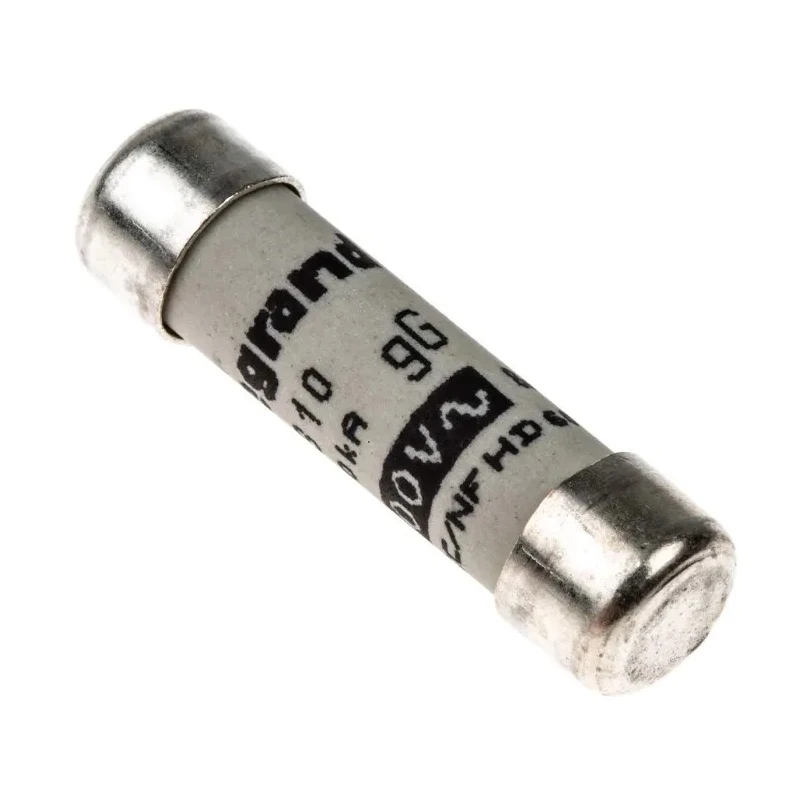 Legrand 10A 400V AC Fast Acting Ceramic Cartridge Fuse 8.5 x 32 mm 0 123 10