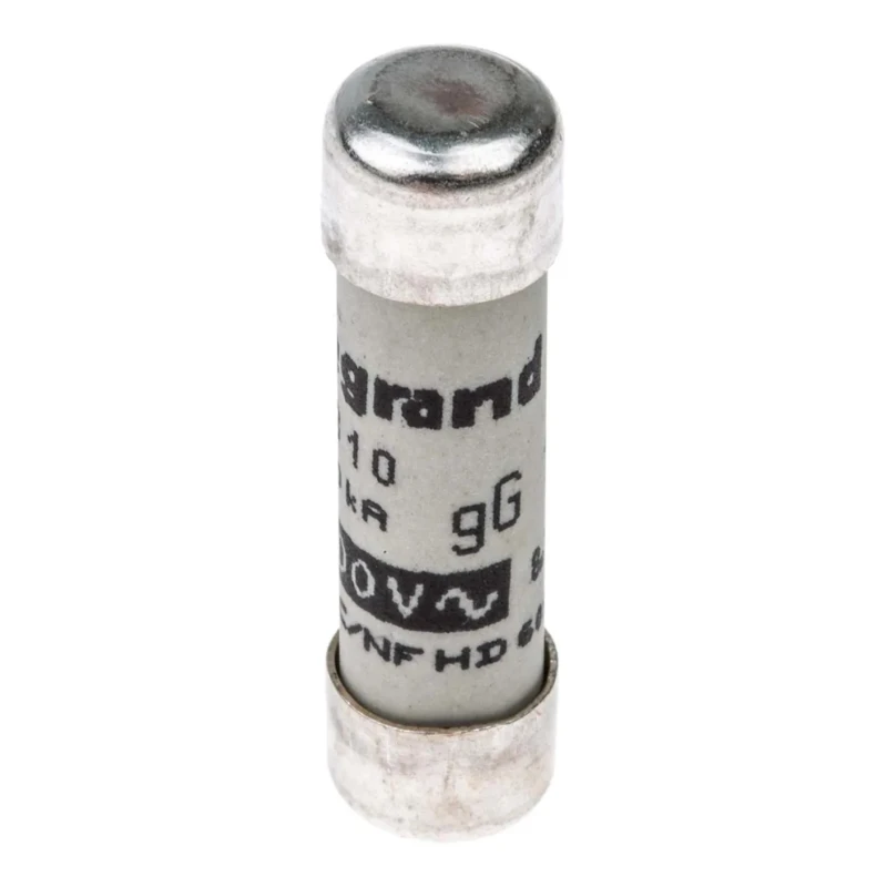 Legrand 10A 400V AC Fast Acting Ceramic Cartridge Fuse 8.5 x 32 mm 0 123 10