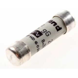 Legrand 2A Fast Acting Ceramic Cartridge Fuse, 8.5 x 32 mm, 400V AC, Ceramic Body 0 123 02