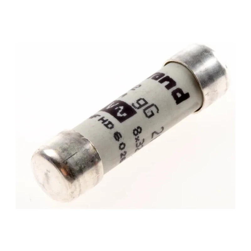 Legrand 2A Fast Acting Ceramic Cartridge Fuse, 8.5 x 32 mm, 400V AC, Ceramic Body 0 123 02