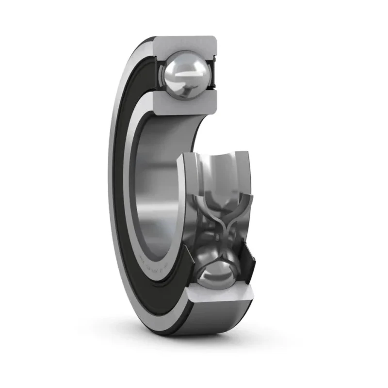 SKF Single Row Deep Groove Ball Bearing 35 mm ID, 80 mm OD, 21 mm Width, Sealed Cage 6307-2RS1
