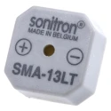 Sonitron 82 dB Through Hole Continuous Internal 6.5 mm Height Buzzer 14 mm Diameter 1.5 V dc Min 15 V dc Max SMA-13LT-P7.5