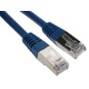 Decelect Cat5 Shielded Terminated Ethernet Cable Blue PVC Jacket 2m CR503B2CBL