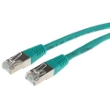 Decelect Cat5 Shielded Ethernet Cable, Green PVC Jacket, 3 m Length CR503B3CVT