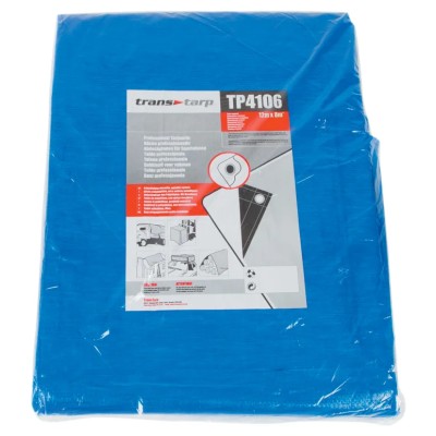 RS PRO Blue Polyethylene Tarpaulin 12 m x 8 m Waterproof Durable with Metal Eyelets 262-6171