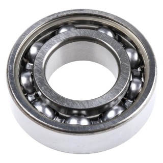 SKF Single Row Deep Groove Ball Bearing 20 mm ID, 42 mm OD, Race Width 12 mm, Sheet Metal Cage, Steel Balls Model 6004