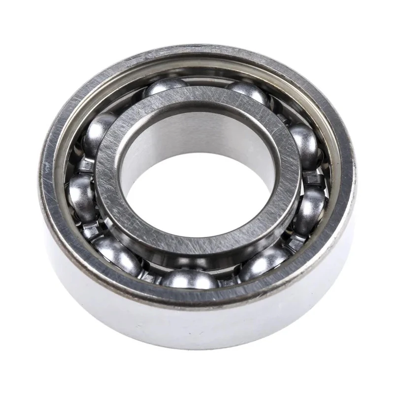 SKF Single Row Deep Groove Ball Bearing 20 mm ID, 42 mm OD, Race Width 12 mm, Sheet Metal Cage, Steel Balls Model 6004