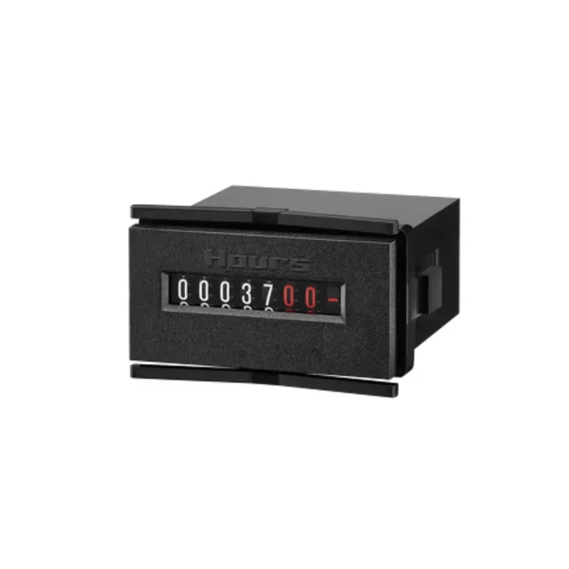 Kubler 7 Digit Digital Hour Meter Counter, 4mm Digit Height, Panel Mount, 187-264VAC, Model 3.240.201.075