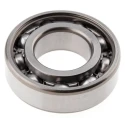 SKF Single Row Deep Groove Ball Bearing 25 mm ID, 52 mm OD, 15 mm Width, Sheet Metal Cage Steel Balls 6205