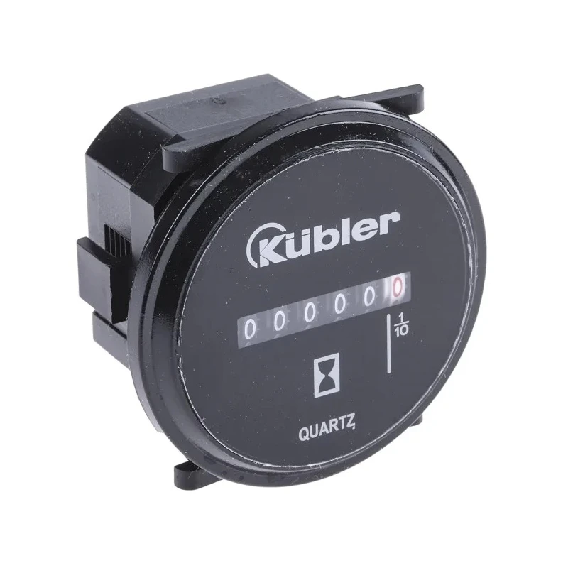 Kubler 6 Digit Hour Meter Counter, Panel Mount, Up Direction, Digit Height 3.5mm, No Reset, Germany Origin 0.135.200.373
