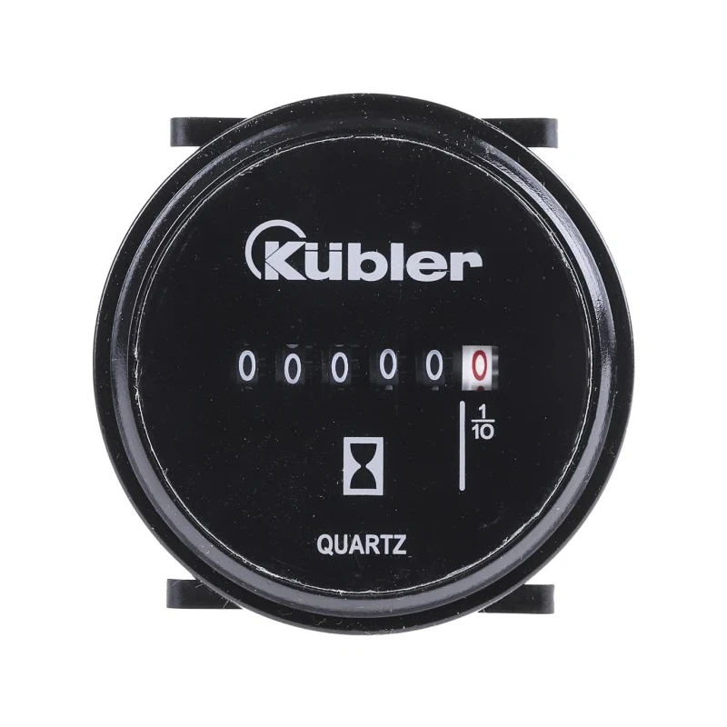 Kubler 6 Digit Hour Meter Counter, Panel Mount, Up Direction, Digit Height 3.5mm, No Reset, Germany Origin 0.135.200.373
