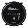 Kubler HR 76.2 Round 6-Digit Hour Meter Counter, Non-Resettable, Tab Connection, 230VAC 0.135.200.302