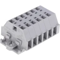 WAGO 260 Series Terminal Strip Grey, 1.5mm² Cable CSA, 1-Level Cage Clamp, 400V, 18A Current Rating 260-106