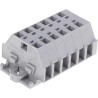 WAGO 260 Series Terminal Strip Grey, 1.5mm² Cable CSA, 1-Level Cage Clamp, 400V, 18A Current Rating 260-106