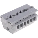 WAGO 260 Series Terminal Strip Grey, 1.5mm² Cable CSA, 1-Level Cage Clamp, 400V, 18A Current Rating 260-106