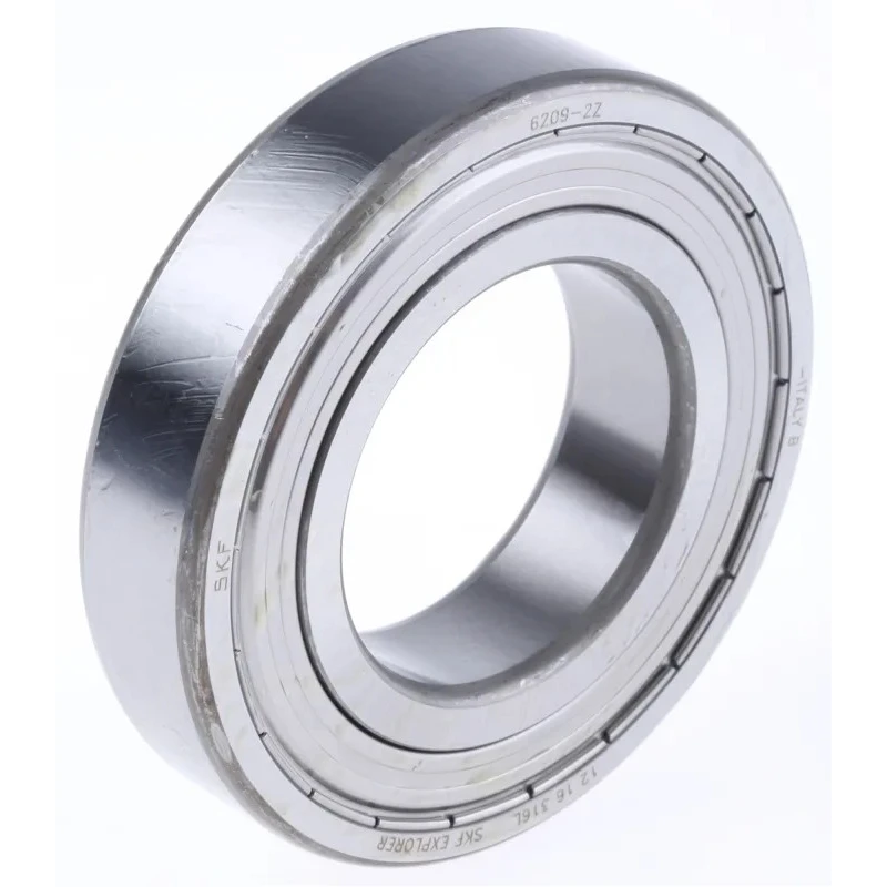 SKF Single Row Deep Groove Ball Bearing 45 mm Inside Diameter 85 mm Outside Diameter Shielded Cage 6209-2Z