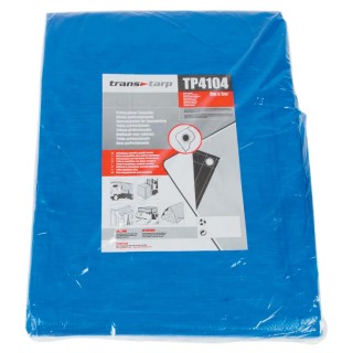 RS PRO Blue Polyethylene Tarpaulin 8 m x 5 m Durable Waterproof Cover 262-7051
