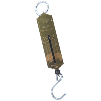 CK Pocket Spring Balance 30kg Weighing Capacity 0.5 kg Resolution Imperial and Metric T6202 066
