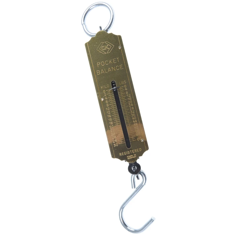 CK Pocket Spring Balance 30kg Weighing Capacity 0.5 kg Resolution Imperial and Metric T6202 066