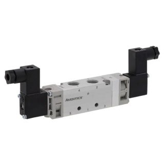 EMERSON ? ASCO Pneumatic Solenoid Valve, Pilot G Actuation, 1/8 in Port Size, 24V DC, 8 bar Max Operating Pressure 52100009