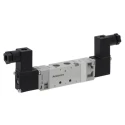 EMERSON ? ASCO Pneumatic Solenoid Valve Pilot G 1/8 24V dc 520 Series 5 Ports Anodised Aluminium 8 bar 600L/min 52000090