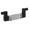 EMERSON ? ASCO Pneumatic Solenoid Valve Pilot G 1/8 24V dc 520 Series 5 Ports Anodised Aluminium 8 bar 600L/min 52000090
