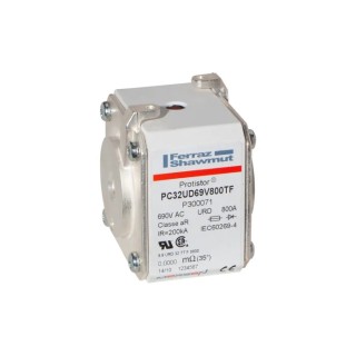 Mersen 800A Size 32 FF Square Body Fuse 700V P300071 / PC32UD69V800TF