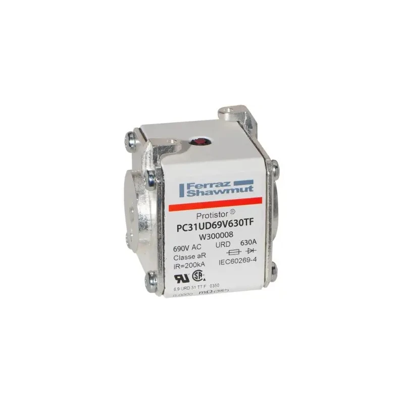 Mersen 630A Size 31 FF Square Body Fuse 700V W300008 / PC31UD69V630TF