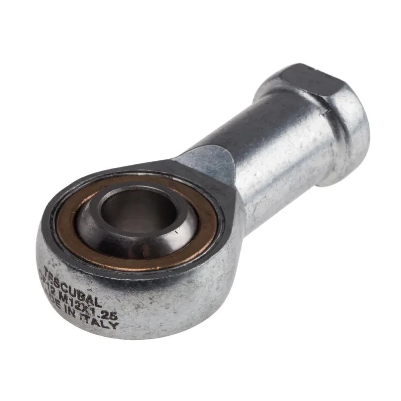 RS PRO M12 x 1.25 Female Steel Rod End 12mm Bore Metric 1900N Static Load 303-4034