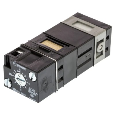 Crouzet Pneumatic Timer Adjustable Negative Time Delay Module 2-8 Bar Operating Pressure 0.1-15 Seconds 81 Series 81506710