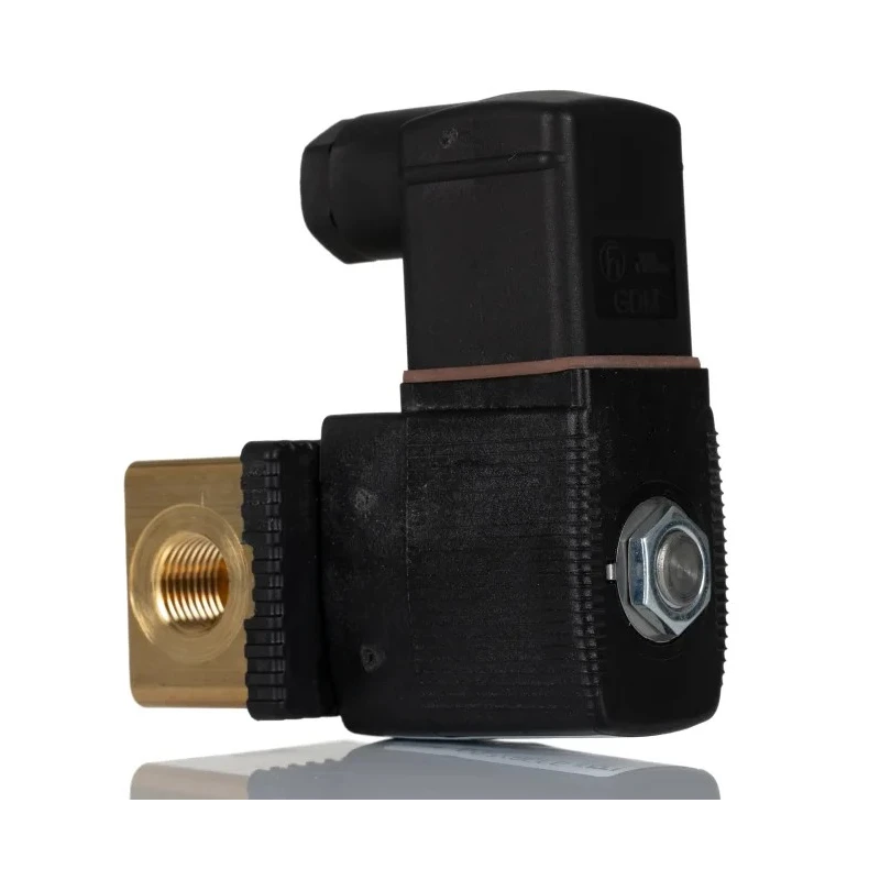 Burkert 2 Port NC Brass Body Solenoid Valve 230V AC, 3 mm Orifice Diameter, Series 6013 125304