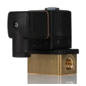 Burkert 2 Port NC Brass Body Solenoid Valve 230V AC, 3 mm Orifice Diameter, Series 6013 125304