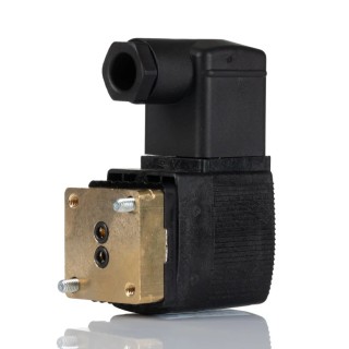 Burkert 3 Port NC Brass Solenoid Valve 24V dc, 2mm Orifice Diameter, 6014 Series 125367