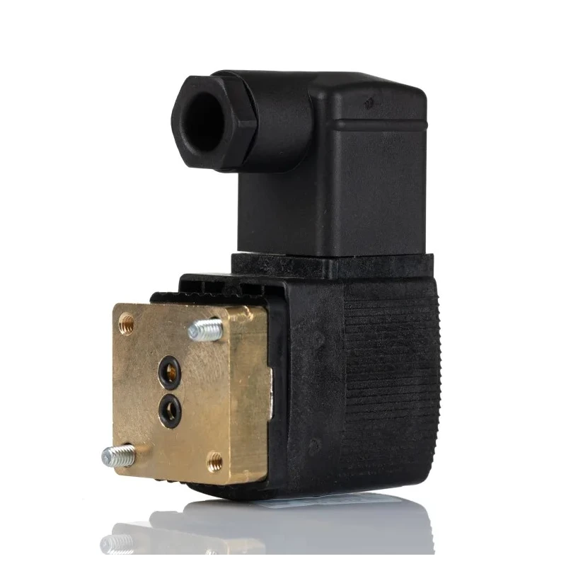 Burkert 3 Port NC Brass Solenoid Valve 24V dc, 2mm Orifice Diameter, 6014 Series 125367