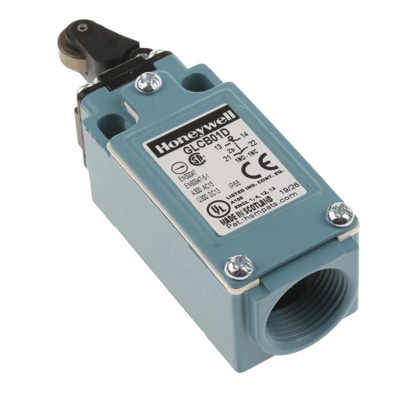 Honeywell GLC Series Roller Lever Limit Switch 1 NC/1 NO, , Die Cast Zinc Housing, 240V AC, 6A IP66