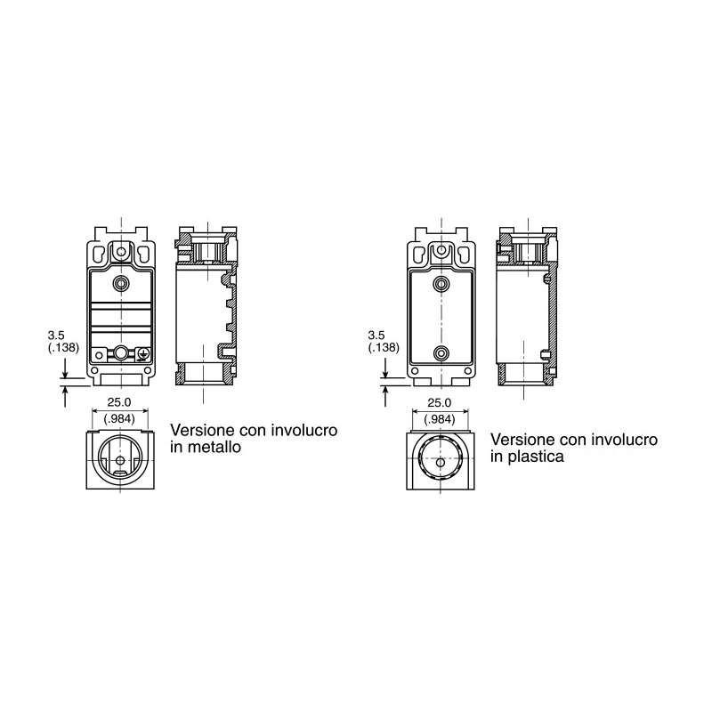 Honeywell GLC Series Roller Lever Limit Switch 1 NC/1 NO, , Die Cast Zinc Housing, 240V AC, 6A IP66