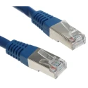 Decelect Cat5 Shielded PVC Jacketed Blue Ethernet Cable 0.5m CR503B05CBL