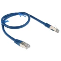 Decelect Cat5 Shielded PVC Jacketed Blue Ethernet Cable 0.5m CR503B05CBL