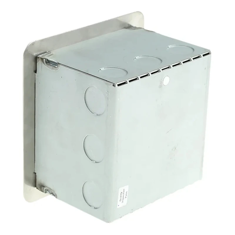 Craig & Derricott Stainless Steel Stay Put Control Station Switch SPDT, 9 Cutouts, Red Emergency Stop, IP65 EMSH/T/F/CO
