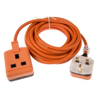 RS PRO 5 m Single Socket Type G Extension Lead Kit 240V 13A 296-3593