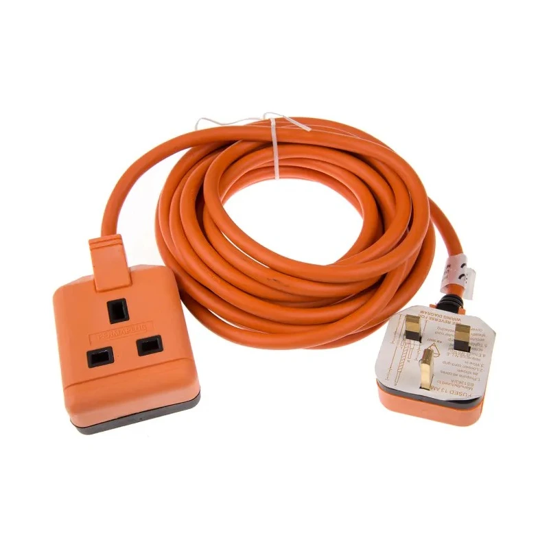 RS PRO 5 m Single Socket Type G Extension Lead Kit 240V 13A 296-3593