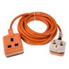 RS PRO 5 m Single Socket Type G Extension Lead Kit 240V 13A 296-3593