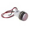 Dialight Red LED Panel Mount Indicator 557 Series 17.5 mm Mount Hole, Lead Wire Termination, 24V DC 557-1505-203F
