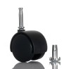 RS PRO Swivel Castor Wheel 50 kg Load Capacity 50 mm Nylon Wheel Ball Bearing 313-2633